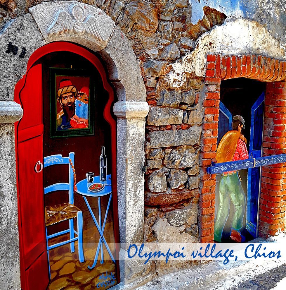 Ολύμποι Χίος | Chios Olympoi village