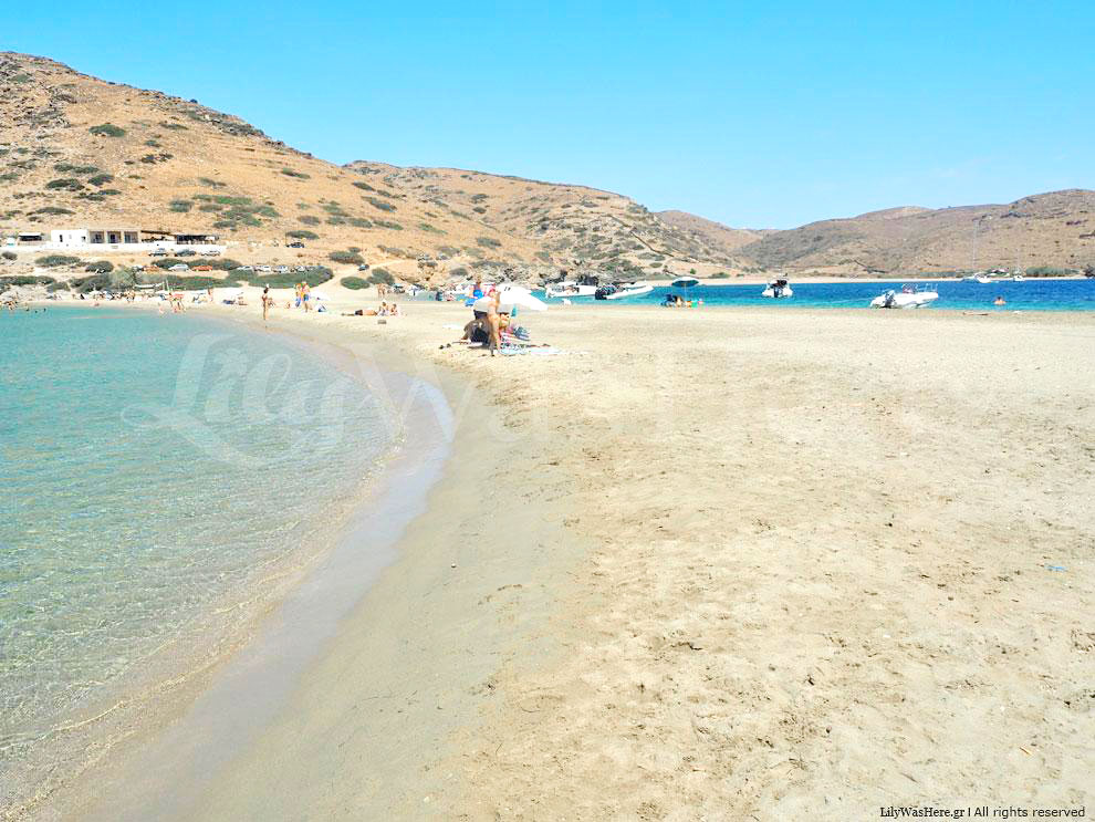 Παραλία Κολώνα Κύθνος -  Kolona beach Kythnos Greece,