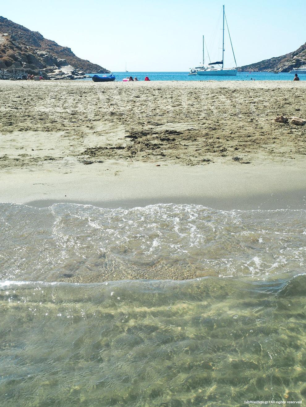 Παραλία Κολώνα Κύθνος -  Kolona beach Kythnos Greece,