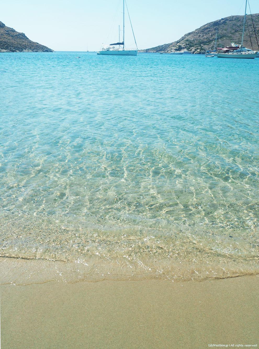 Παραλία Κολώνα Κύθνος -  Kolona beach Kythnos Greece,