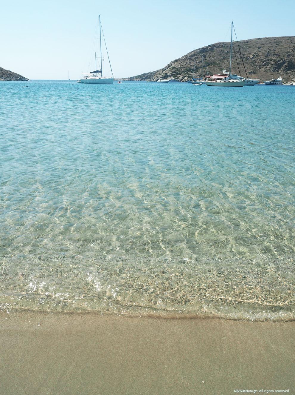 Παραλία Κολώνα Κύθνος -  Kolona beach Kythnos Greece,