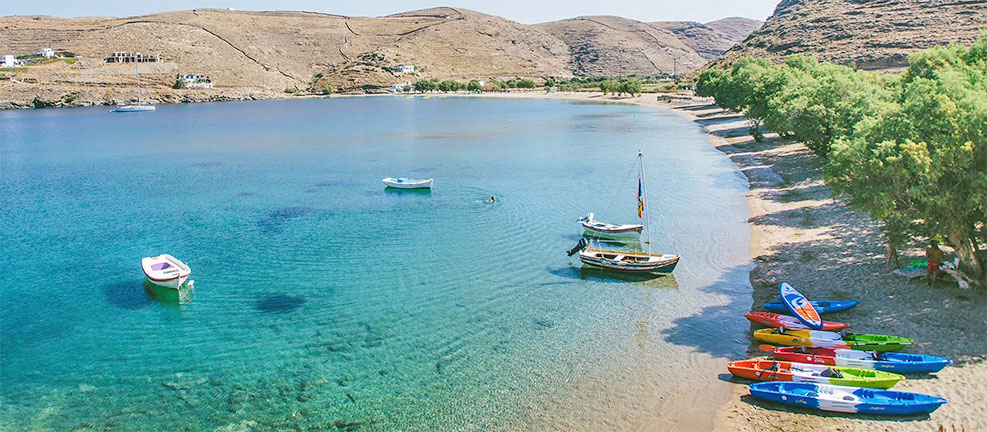 Παραλίες στην Κύθνο - Kithnos beaches
