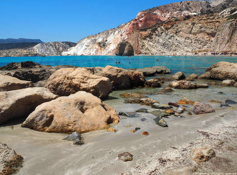 Φυριπλάκα παραλία Μήλος - Milos Firiplaka beach