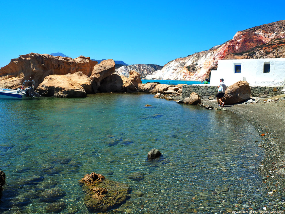 Φυριπλάκα παραλία Μήλος - Milos Firiplaka beach
