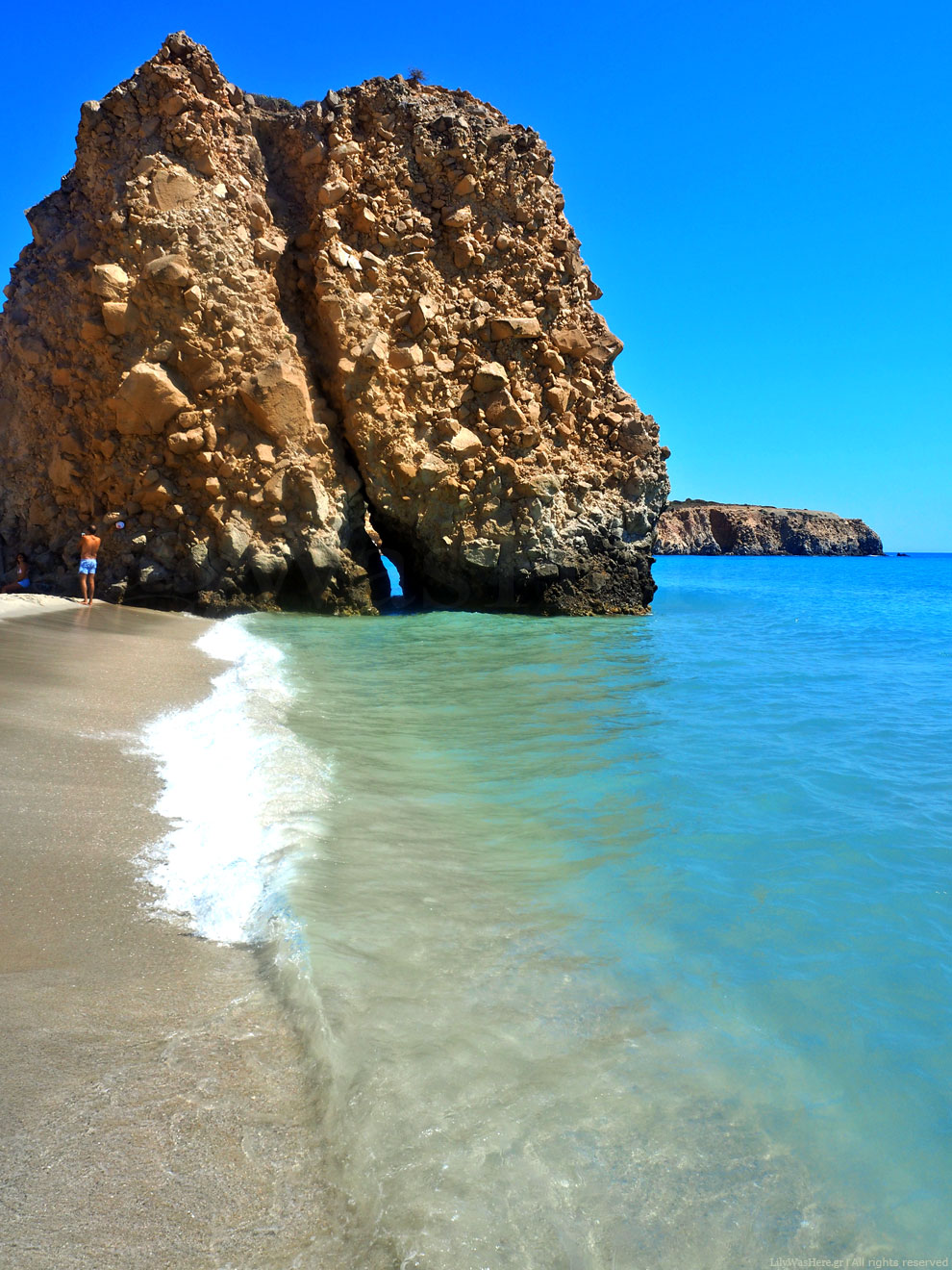 Φυριπλάκα παραλία Μήλος - Milos Firiplaka beach