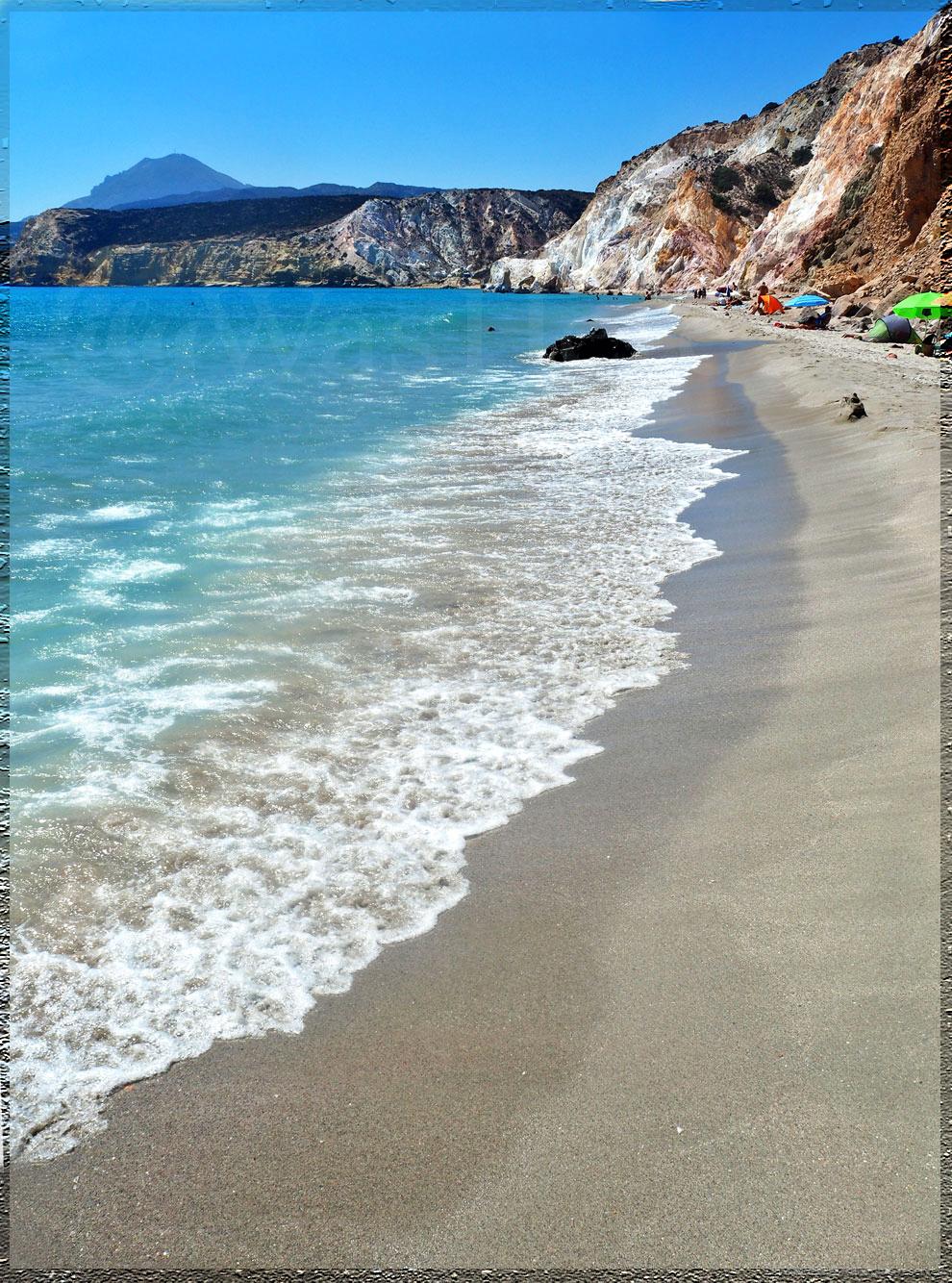 Φυριπλάκα παραλία Μήλος - Milos Firiplaka beach