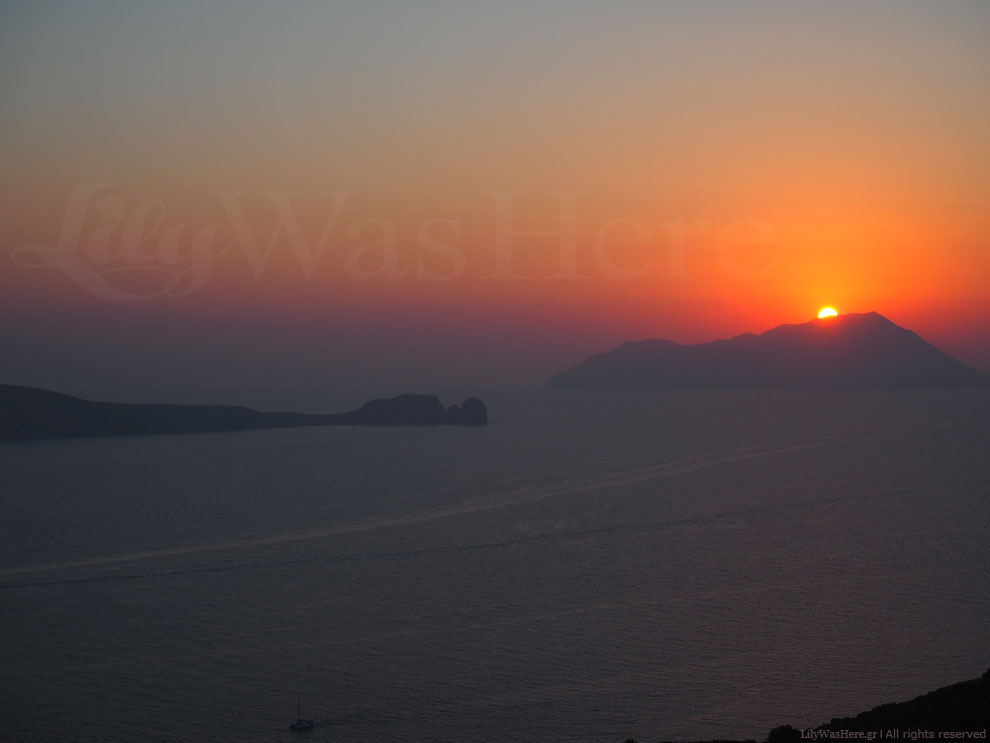 Ηλιοβασίλεμα Πλάκα Μήλος - Milos Plaka Sunset