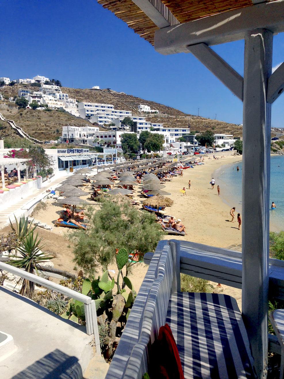 Παραλία Άγιος Στέφανος Μύκονος, Paralia Agios Stefanos Mikonos, Agios Stefanos beach Mykonos