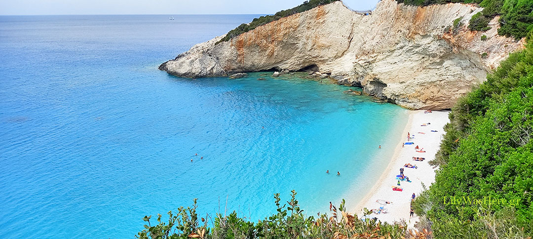 Πόρτο Κατσίκι Λευκάδα, Λευκάδα παραλία Πόρτο Κατσίκι - Porto Katsiki beach Lefkada, Lefkada Porto Katsiki beach
