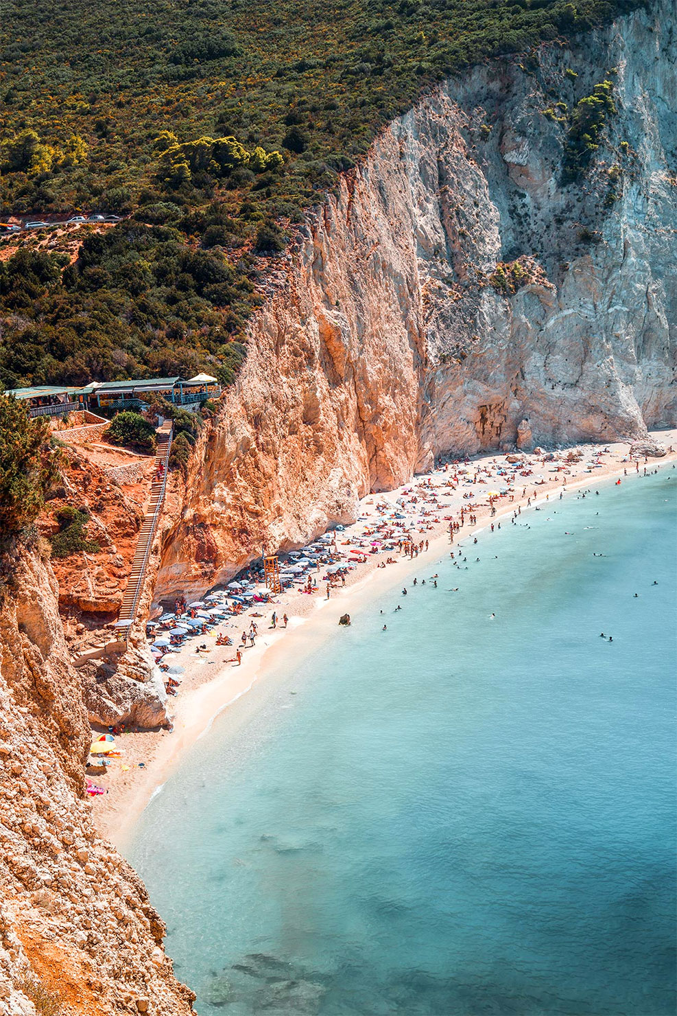 Πόρτο Κατσίκι Λευκάδα, Λευκάδα παραλία Πόρτο Κατσίκι - Porto Katsiki beach Lefkada, Lefkada Porto Katsiki beach
