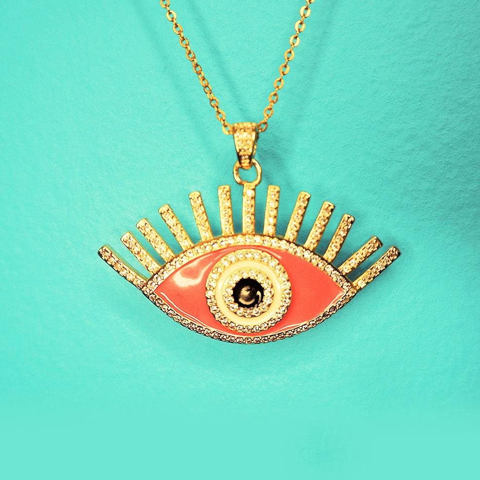 Greek Evil's Eye Protection Mati | Necklace