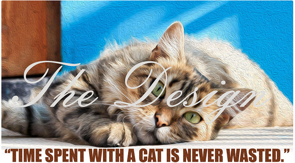Time Spent With A Cat mug design