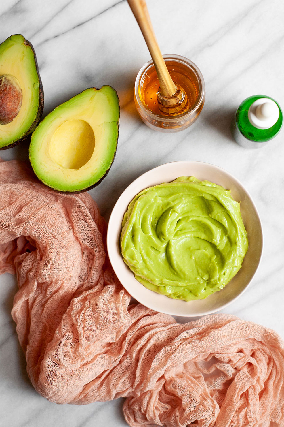 Avocado Honey and Olive Oil συνταγή μάσκας