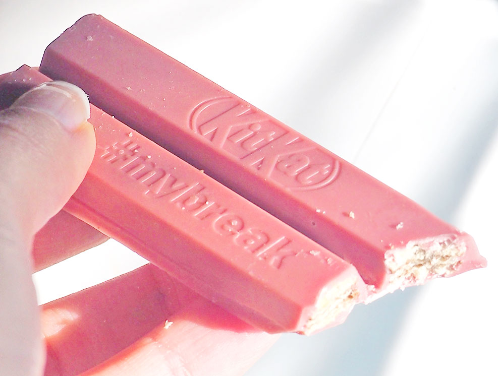 KitKat Ruby chocolate pink