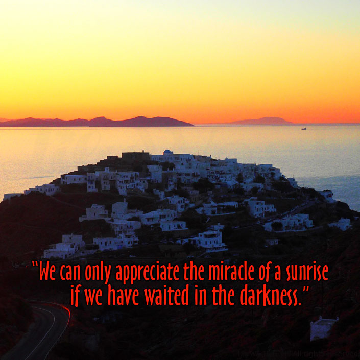 Ανατολή ηλίου στη Σίφνο