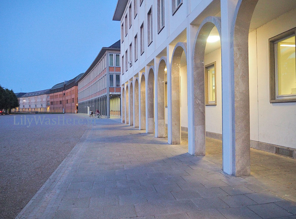 In front of Karlsruhe's Palace