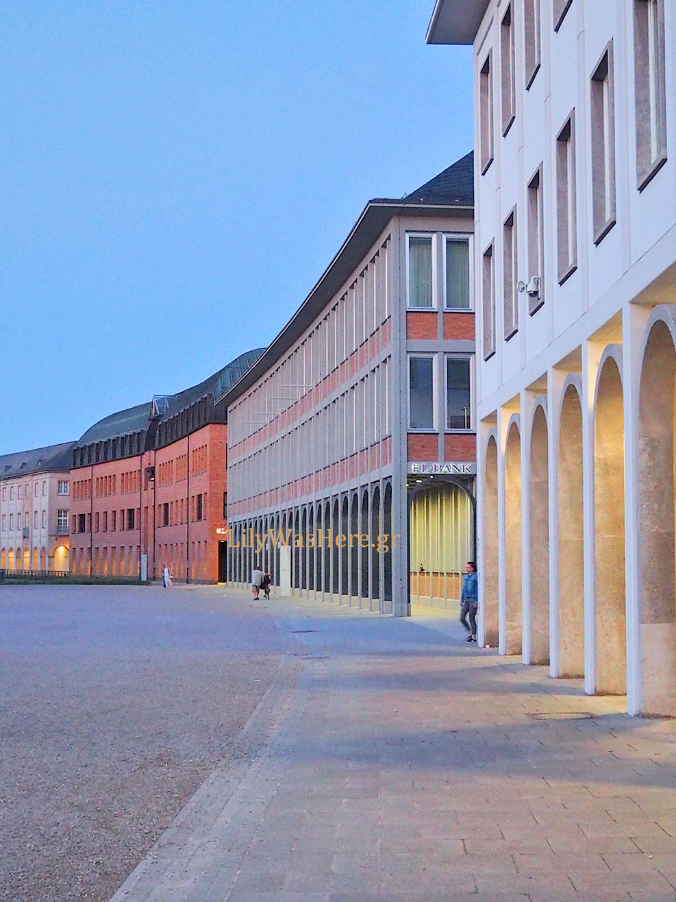 In front of Karlsruhe's Palace