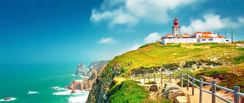 Cabo da Roca Portugal from above